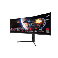 Pre Order GAMEON GOC49DQHD120 Spectra Pro X Series 49" DQHD, 120Hz, MPRT 0.5ms, HDMI 2.1, Fast VA Panel Curved Gaming Monitor 1500R 32:9 (Supports PS5) - Black