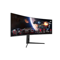 Pre Order GAMEON GOC49DQHD120 Spectra Pro X Series 49" DQHD, 120Hz, MPRT 0.5ms, HDMI 2.1, Fast VA Panel Curved Gaming Monitor 1500R 32:9 (Supports PS5) - Black