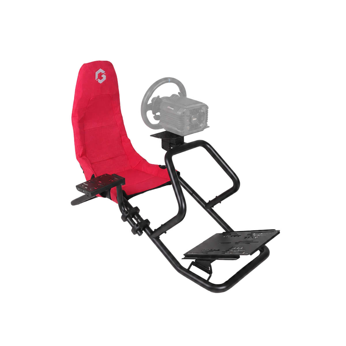 GAMEON GOFPR-6021 Flex Pro مقصورة محاكاة ألعاب السباق - أحمر/أسود