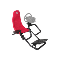 GAMEON GOFPR-6021 Flex Pro مقصورة محاكاة ألعاب السباق - أحمر/أسود