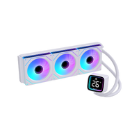 GAMEON - KRAKEN X Pro Series N360 LCD Display Liquid CPU Cooler 360mm With ARGB Tube – White