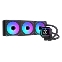 GAMEON - KRAKEN X Pro Series N360 LCD Display Liquid CPU Cooler 360mm With ARGB Tube – Black