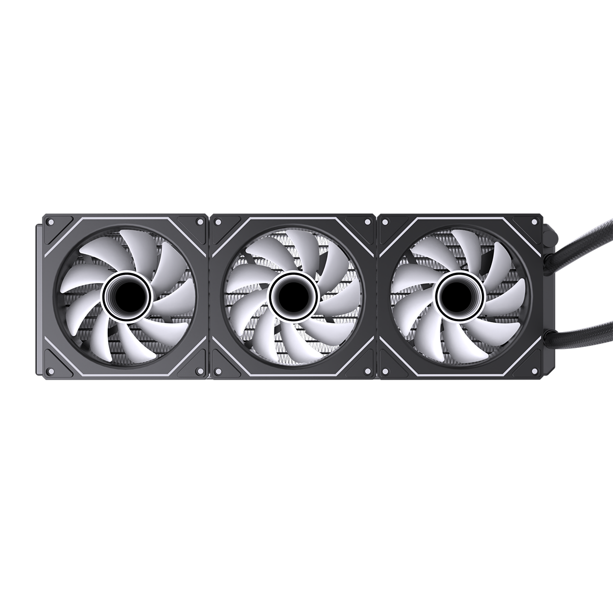 GAMEON - KRAKEN X Pro Series N360 LCD Display Liquid CPU Cooler 360mm With ARGB Tube – Black