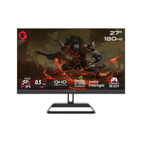 GAMEON GOM27QHD180IPS Midnight Pro Series 27" QHD, 180Hz, MPRT 0.3ms, HDMI 2.1, Fast IPS Gaming Monitor (Supports PS5) - Black