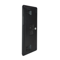 Bottom view of GAMEON VOLT GOMGK68-RS 60% RGB magnetic keyboard showing label, and anti-slip rubber pads.