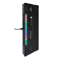 Bottom view of GAMEON AEROX GOMK60-RS 60% RGB mechanical keyboard showing label, Top RGB light bar, and anti-slip rubber pads.