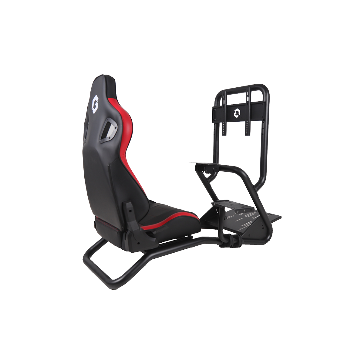 GAMEON GOMPRX-6013 Master Pro X Racing Gaming Simulator Cockpit - Red/Black
