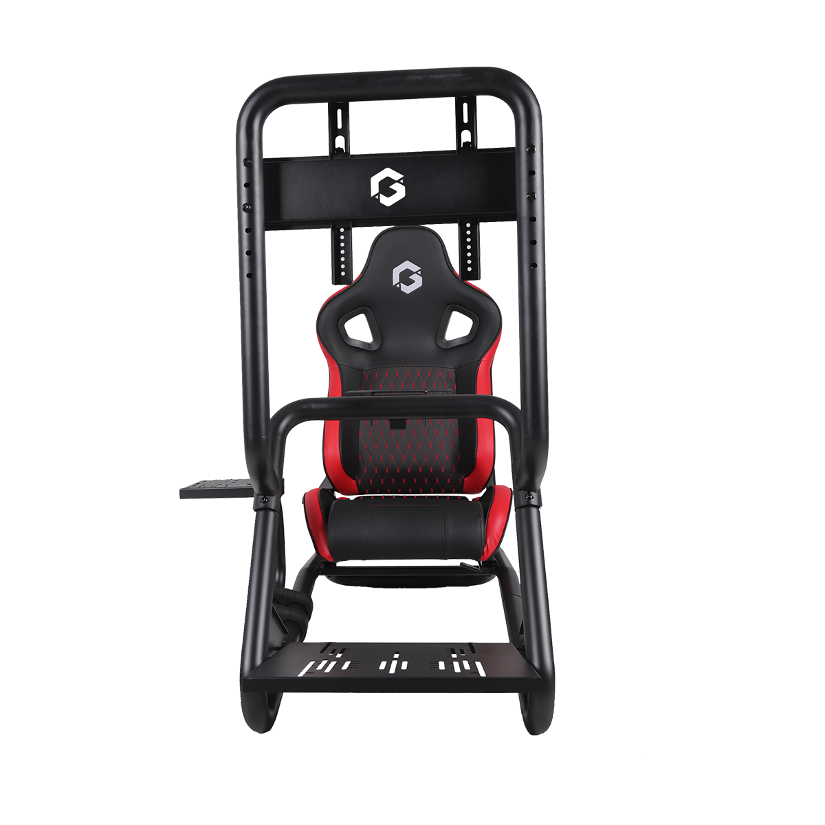 GAMEON GOMPRX-6013 Master Pro X Racing Gaming Simulator Cockpit - Red/Black