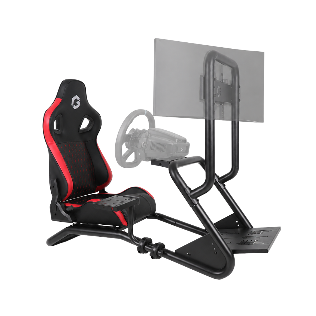 GAMEON GOMPRX-6013 Master Pro X Racing Gaming Simulator Cockpit - Red/Black
