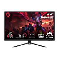 GAMEON GOP28UHD144IPS Premium Series 28" 4K UHD, 144Hz, MPRT 0.5ms, HDMI 2.1, Fast IPS Gaming Monitor (Supports PS5) - Black