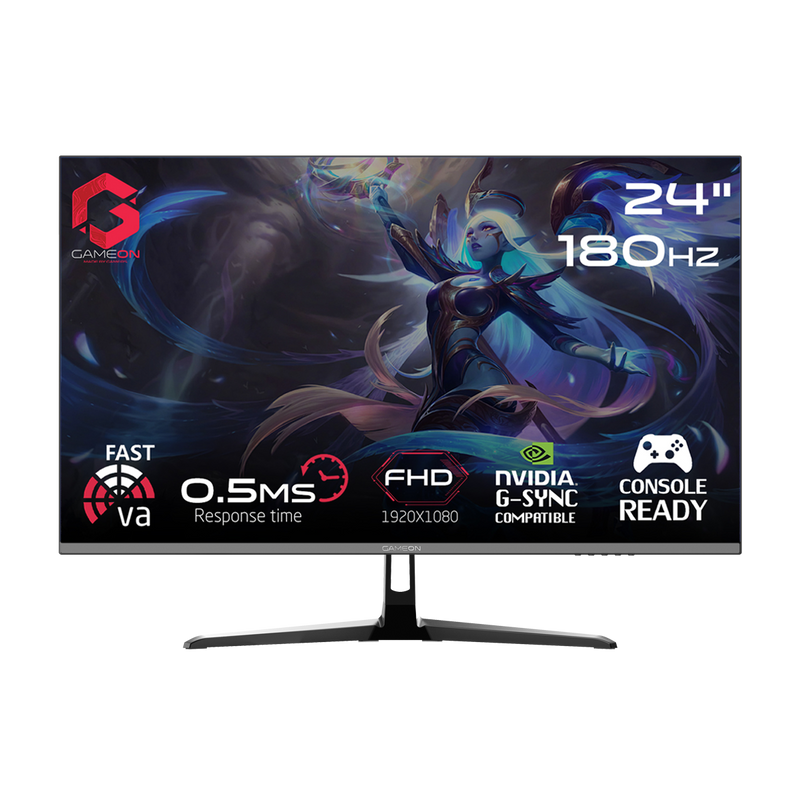 Customized Gaming PC Bundle - Intel i5 12400F Processor, 16GB RAM, 1TB SSD, RTX 3050 6GB, 650W PSU, 24" FHD 180Hz Monitor & All-In-One Gaming Bundle (Keyboard, Headset, Mouse & Mousepad) - Black