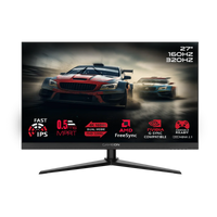 GAMEON GOSX27B Switch X Series 27" Dual Switch 4K UHD 160Hz/FHD 320Hz, MPRT 0.5ms, HDMI 2.1, Fast IPS Gaming Monitor (Supports PS5) - Black