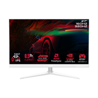 GAMEON GOSX27W Switch X Series 27" Dual Switch 4K UHD 160Hz/FHD 320Hz, MPRT 0.5ms, HDMI 2.1, Fast IPS Gaming Monitor (Supports PS5) - White