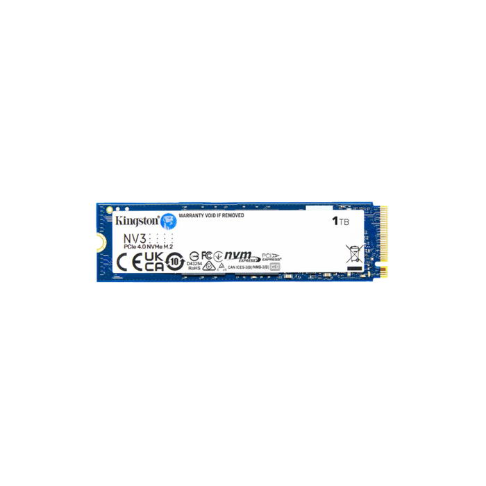 Kingston NV3 1 TB PCIe 4.0 x4, NVMe, M.2 2280 Internal SSD