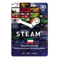 Steam Wallet Card - 30 Kuwait Region