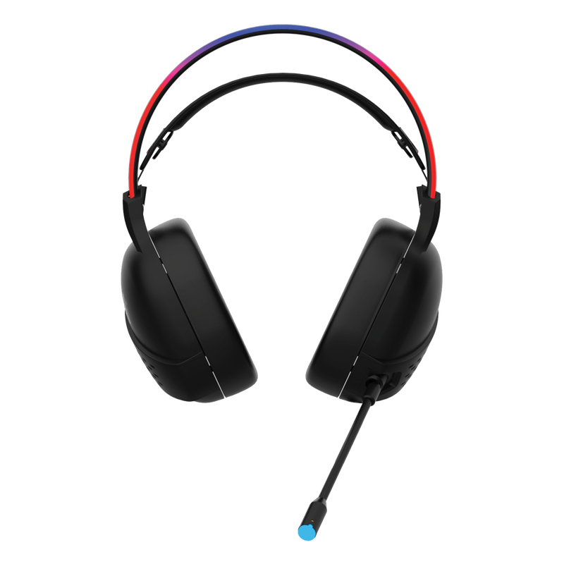 GAMEON GO-711 RGB Gaming Headset With Detachable Mic - Black