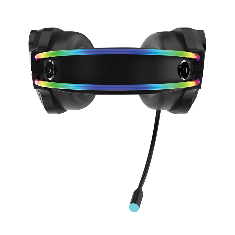 GAMEON GO-712 RGB Gaming Headset With Detachable Mic - Black