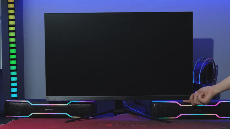GAMEON GOES27QHD240IPS Esports Series 27" QHD, 240Hz, MPRT 0.5ms, HDMI 2.1, Fast IPS Gaming Monitor (Supports PS5) - Black
