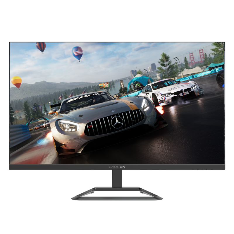 GAMEON GOP32QHD165IPS 32 Inch Gaming Monitor, QHD, 165Hz, 1ms, 2560x1440, 2K Computer Monitor, IPS, HDR 10, G-Sync & FreeSync, Tilt, Flat Screen, HDMI 2.1 Console Compatible - Black