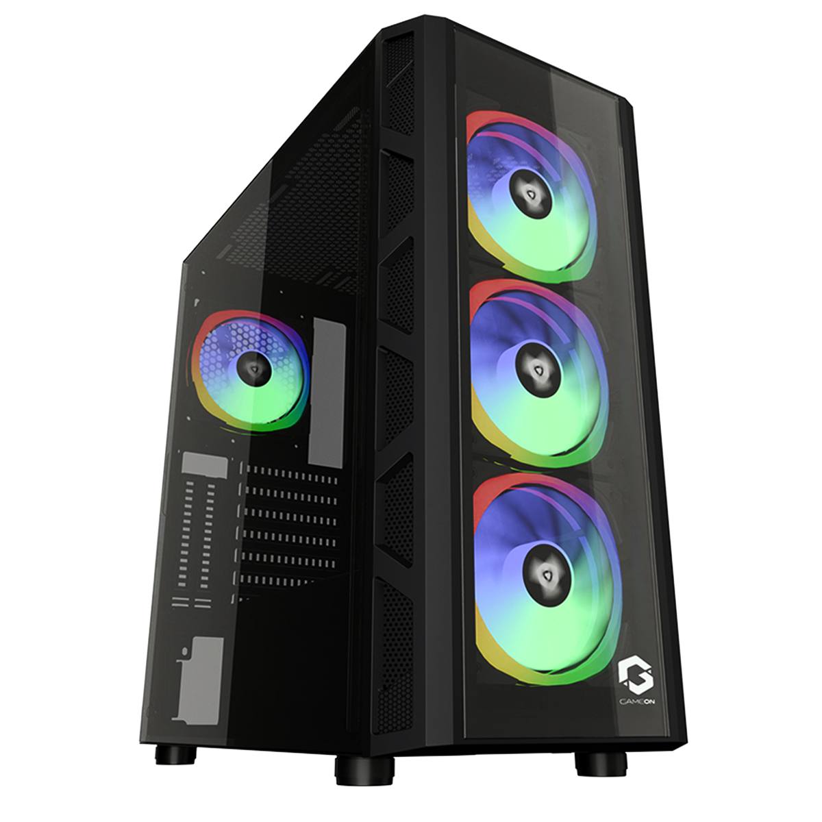 GAMEON TRIDENT II Mid Tower Gaming Case (ARGB)