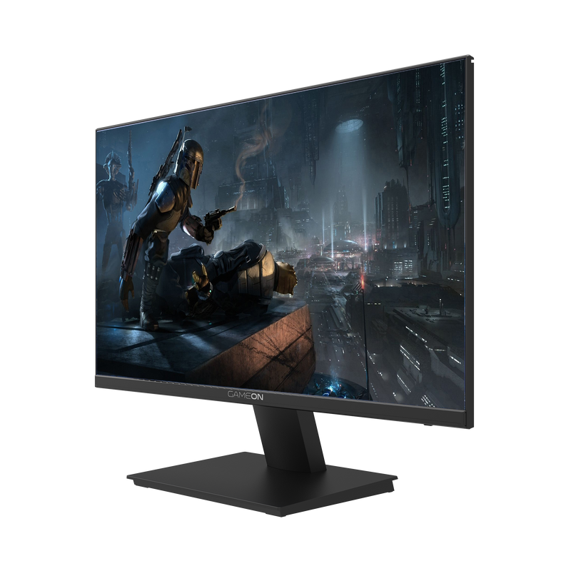 GAMEON GOE27FHD75VA 27 Inch Gaming Monitor, شاشه قيمنق FHD, 75Hz, 4ms, FPS, HDR, Antiglare, Hard coating, HDMI Ports, VA Panel, Edge-lit LED Flat Screen, tilt, Speakers, Black