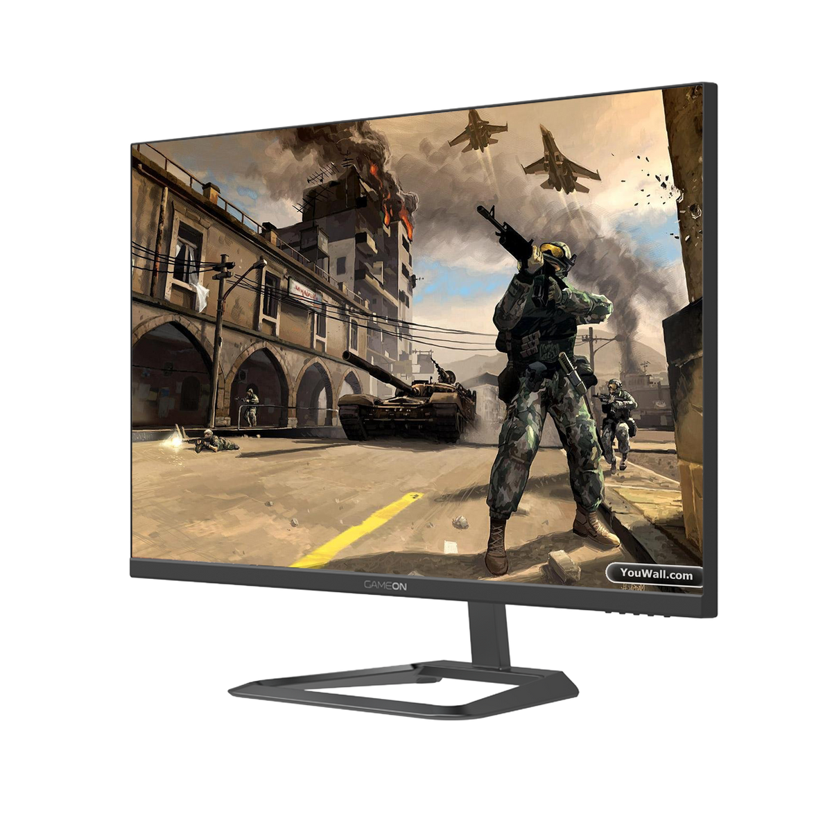 GAMEON GOE32FHD165VA Gaming Monitor, 32 Inch, FHD Computer Monitor, Faster 165Hz, HDR, Edge-lit LED, 1ms Flat Screen, Adaptive Sync Premium, HDMI 2.1 Console Compatible, Black