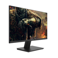 GAMEON GOB22FHD75VA 22 Inch Gaming Monitor, FHD, شاشه قيمنق, 75 Hz, VA Panel, HDMI Ports, GSync & Free Sync, VESA, Tilt, Flat LED Screen, Fixed Stand, with Speakers, Black