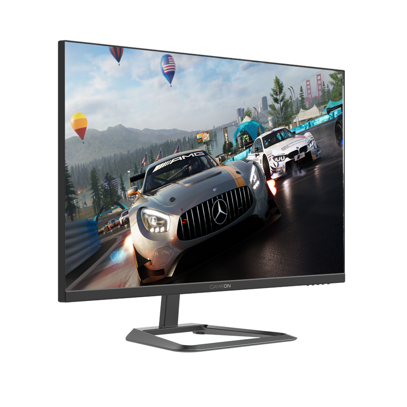 GAMEON GOP32QHD165IPS 32 Inch Gaming Monitor, QHD, 165Hz, 1ms, 2560x1440, 2K Computer Monitor, IPS, HDR 10, G-Sync & FreeSync, Tilt, Flat Screen, HDMI 2.1 Console Compatible - Black