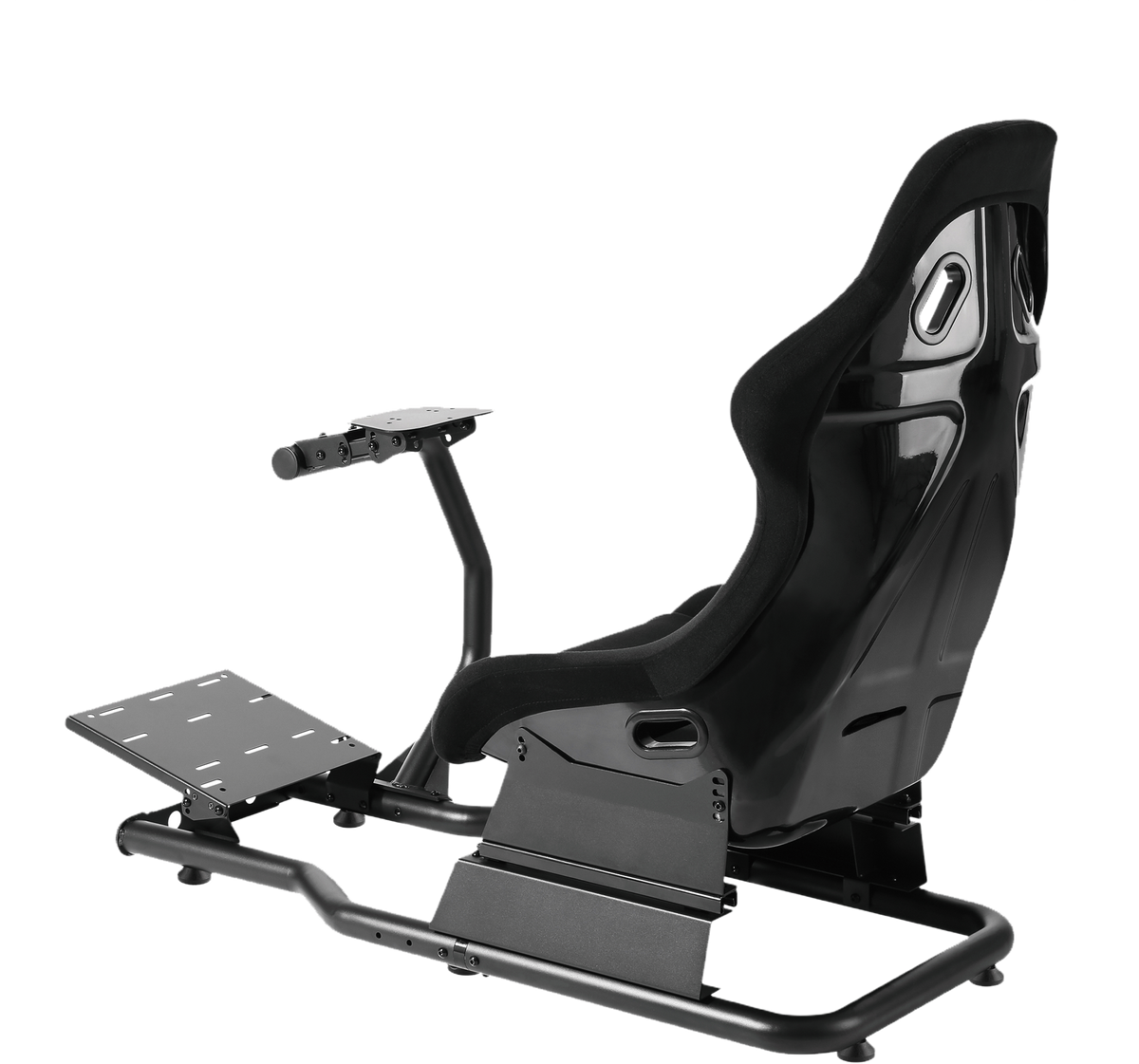 GAMEON Pro Racing Simulator Cockpit With Gear Shifter Mount - Black