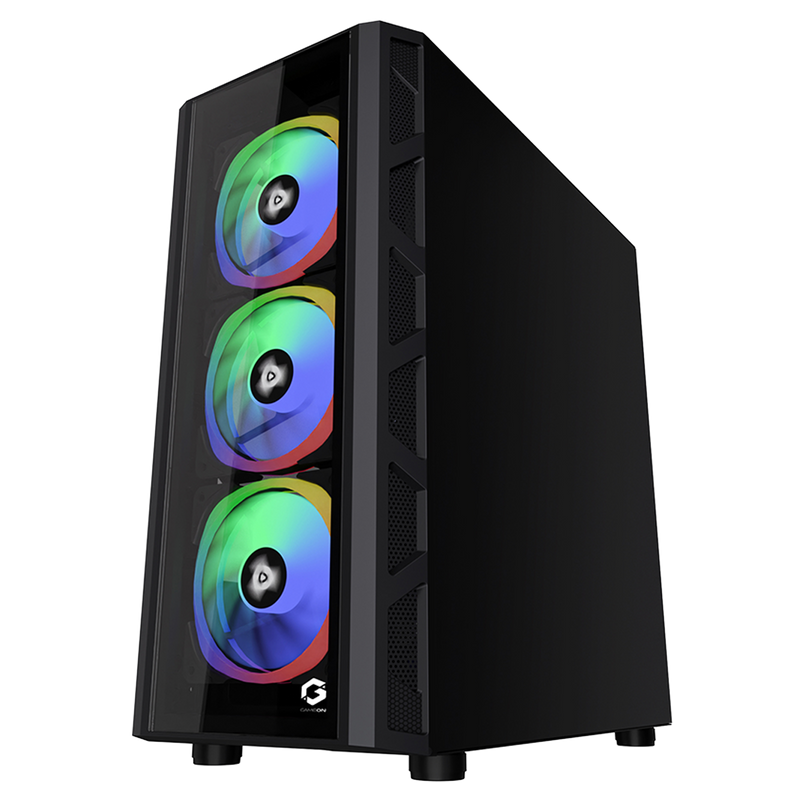 GAMEON TRIDENT II Mid Tower Gaming Case (ARGB)