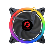 GAMEON - U-2 Falcon GLAZE FAN, Memory Function and Quick off Anti-Vibration System Compatible with All PC System