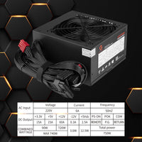 GAMEON - SPY2 ATX 750 WATTS 80 PLUS BRONZE Value Gaming Power Supply