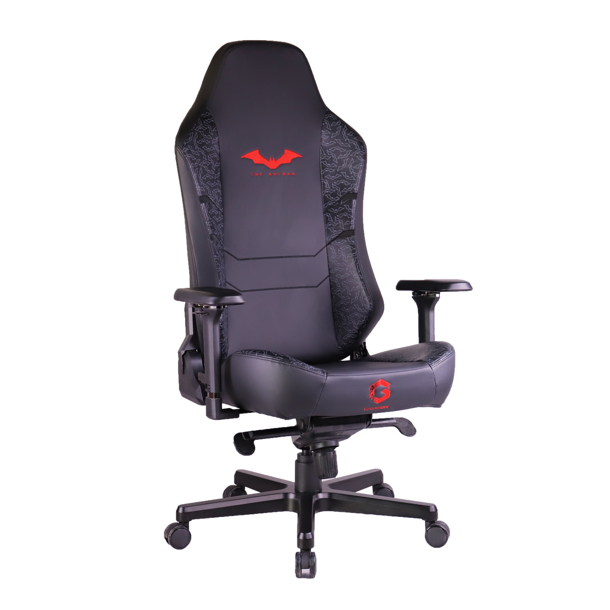 GAMEON x DC Licensed Gaming Chair With Adjustable 4D Armrest & Metal Base - Batman