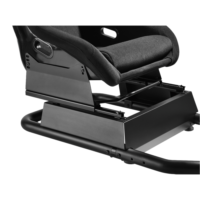 GAMEON Pro Racing Simulator Cockpit With Gear Shifter Mount - Black