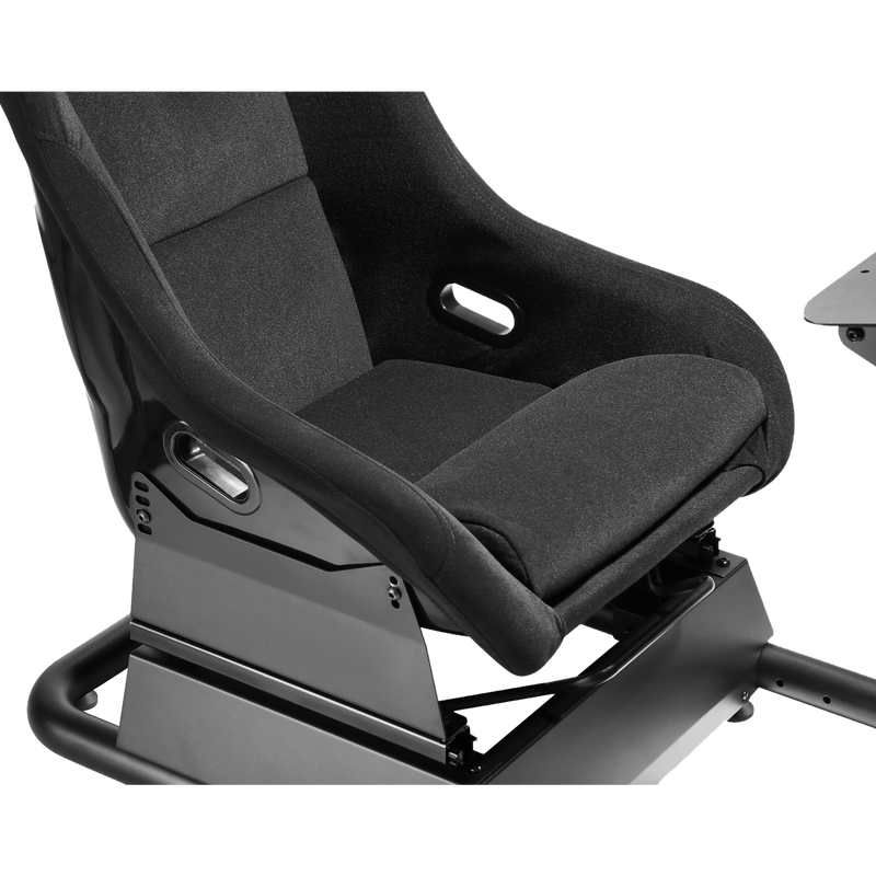 GAMEON Pro Racing Simulator Cockpit With Gear Shifter Mount - Black