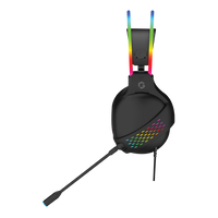 GAMEON GO-711 RGB Gaming Headset With Detachable Mic - Black