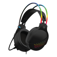 GAMEON GO-711 RGB Gaming Headset With Detachable Mic - Black